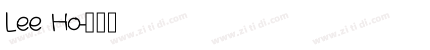 Lee Ho字体转换